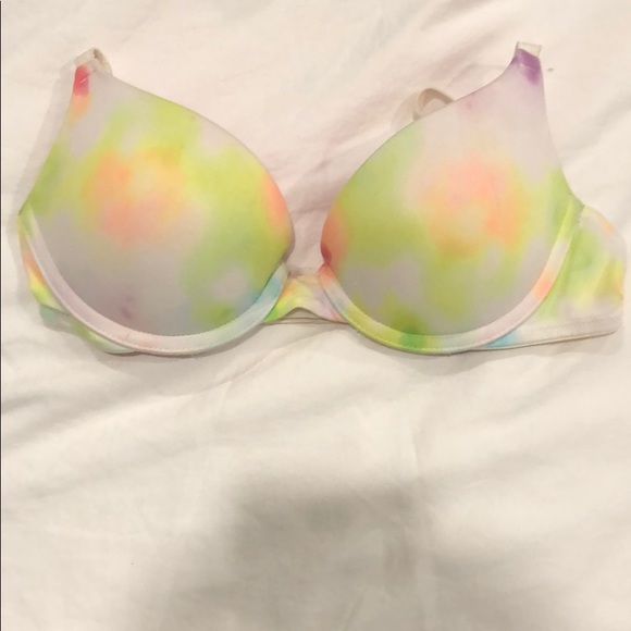 Neon tye dye bra Pink “Wear Everywhere Push Up” - Picture 1 of 4